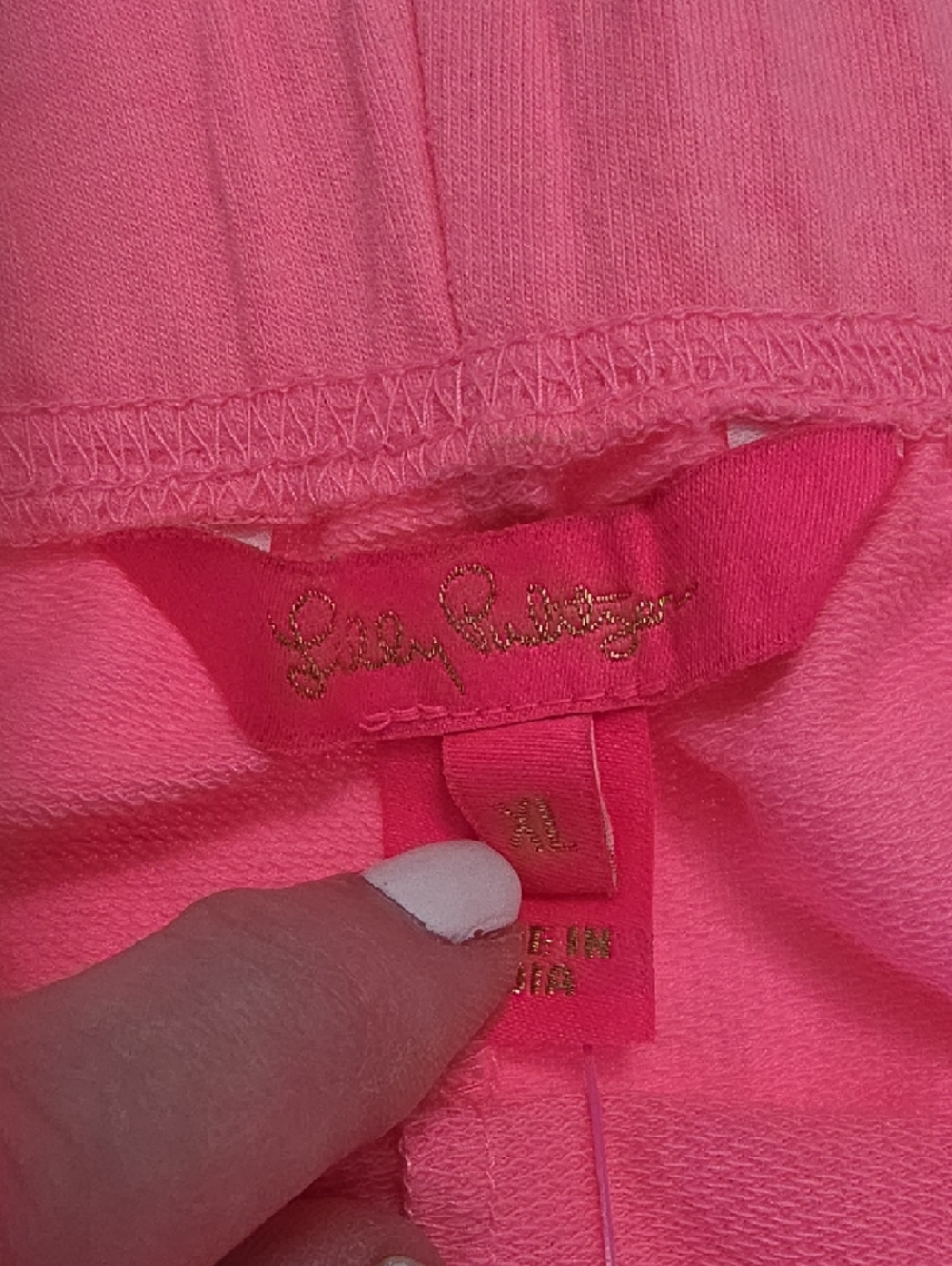 Lilly Pulitzer NWT Pink Ruffle Eyelet Shorts - Picture 7 of 9